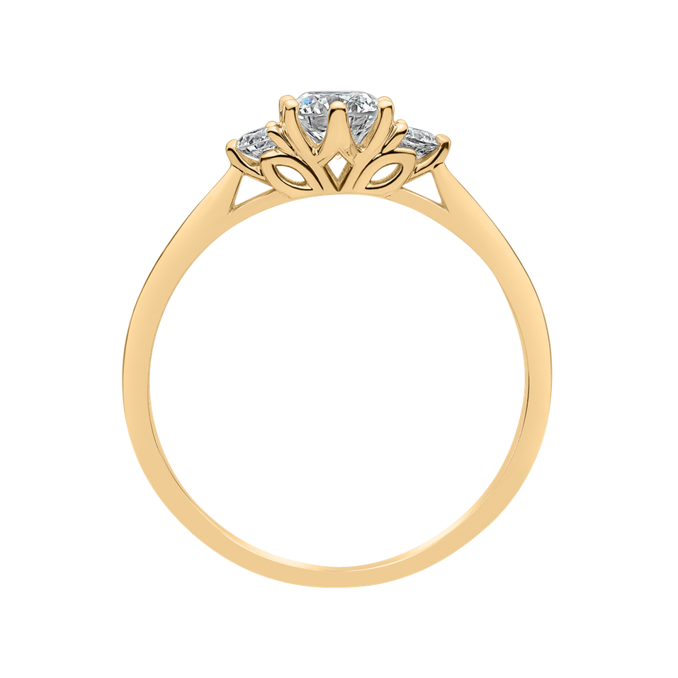 Prsteň s diamantmi Midnight Serenity