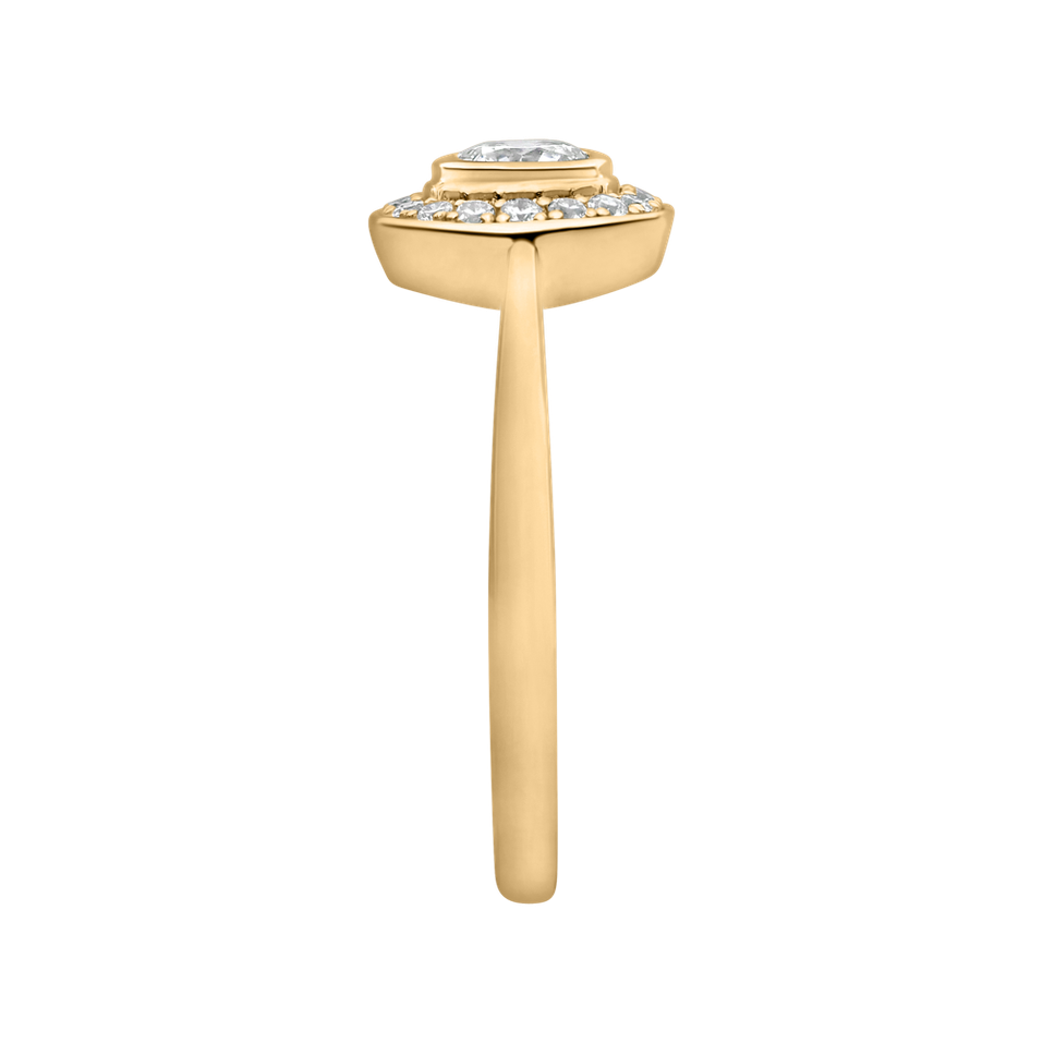 Prsteň s diamantmi Sun Highness