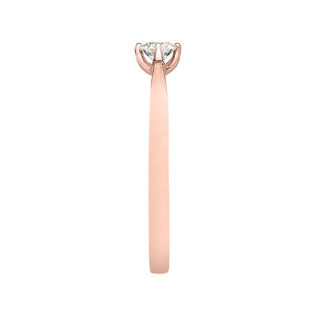 Prsteň s diamantom Made with Love