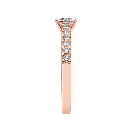 Prsteň s diamantmi Sparkling Love