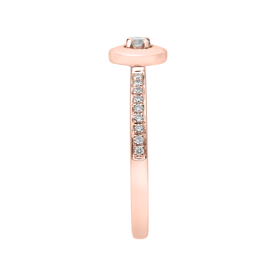 Prsteň s diamantmi Moon Opus