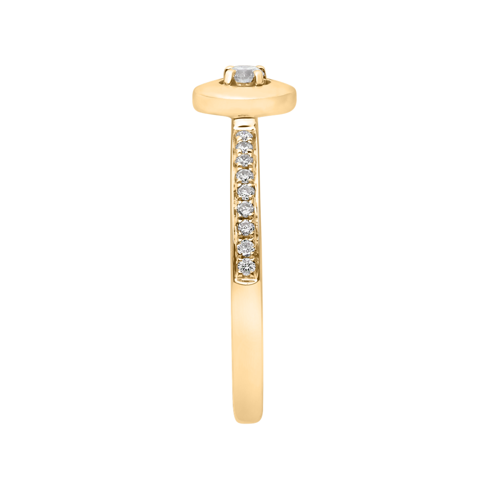 Prsteň s diamantmi Moon Opus