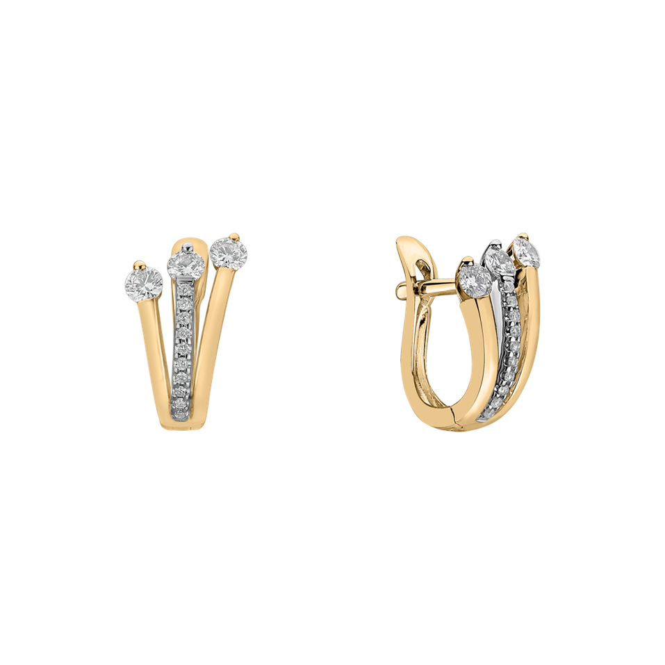 Náušnice s diamantmi Dream Secret