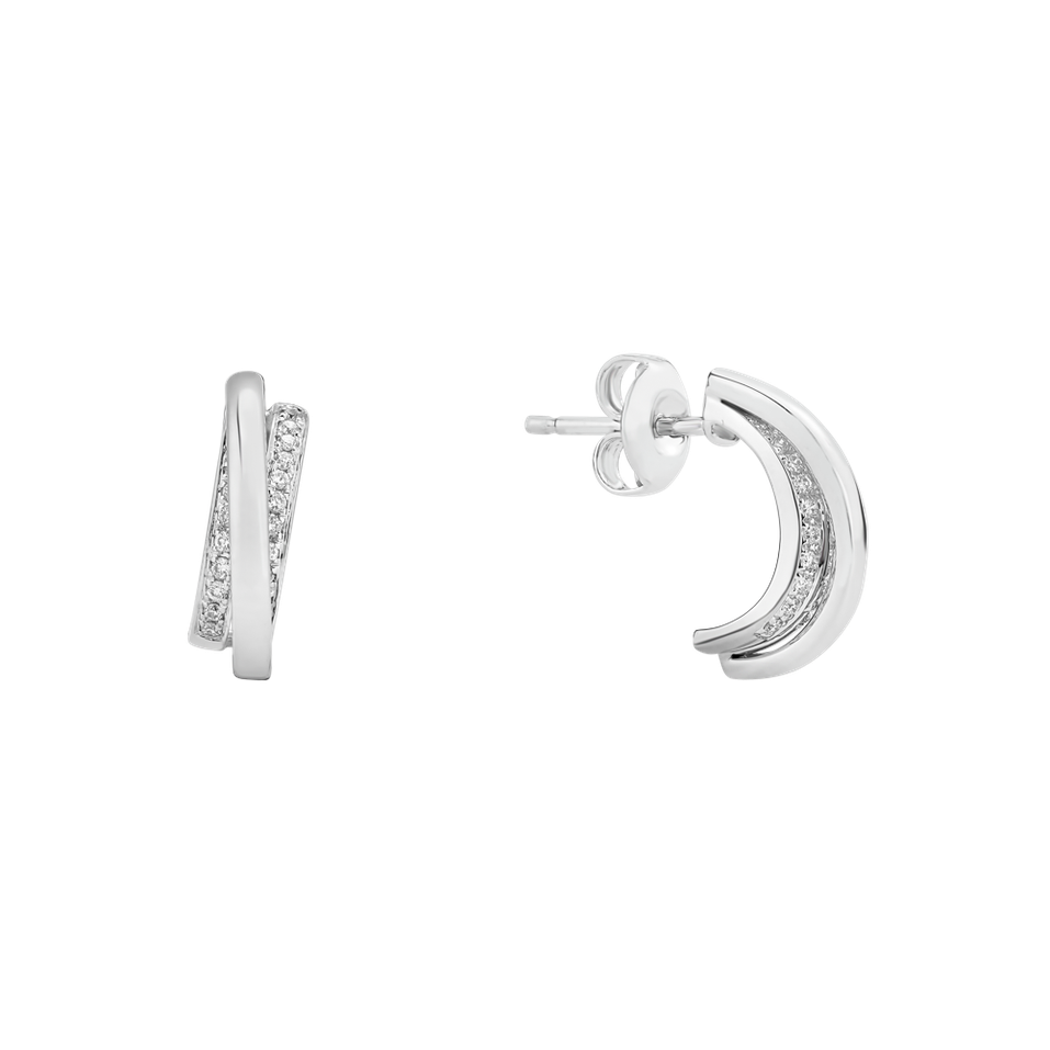 Náušnice s diamantmi Dream Wings