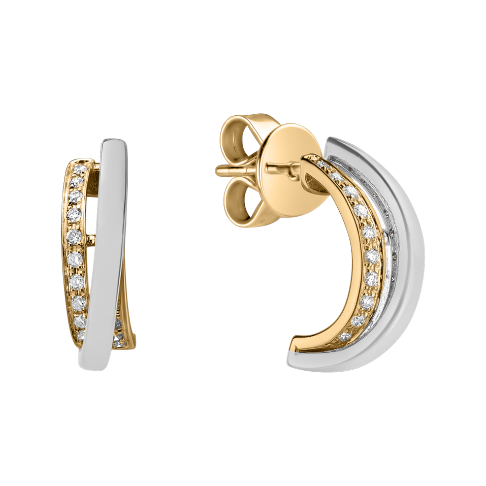 Náušnice s diamantmi Dream Wings