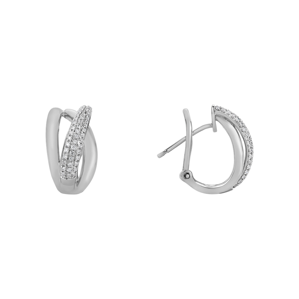 Náušnice s diamantmi Sunshine Streamer