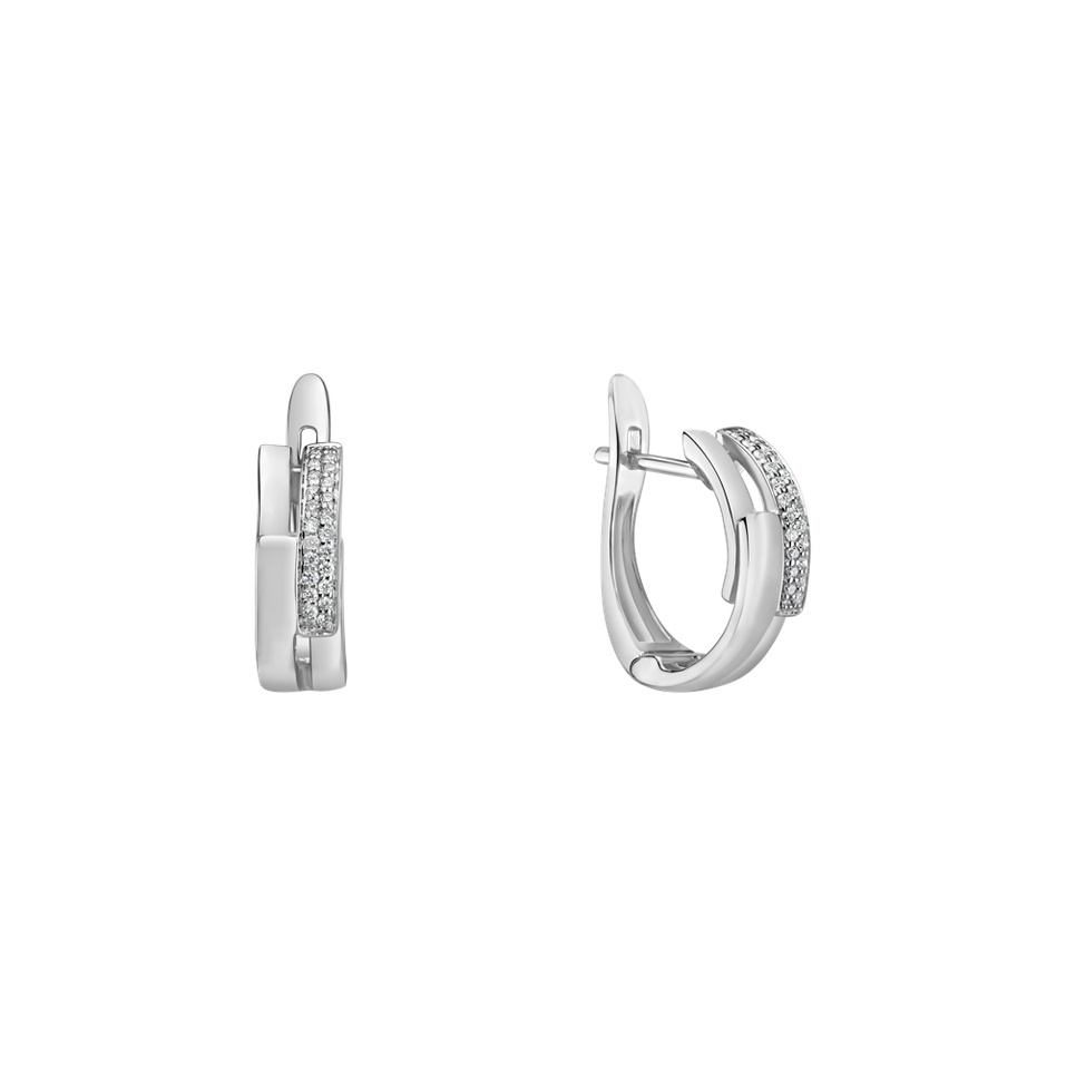 Náušnice s diamantmi Festive Season