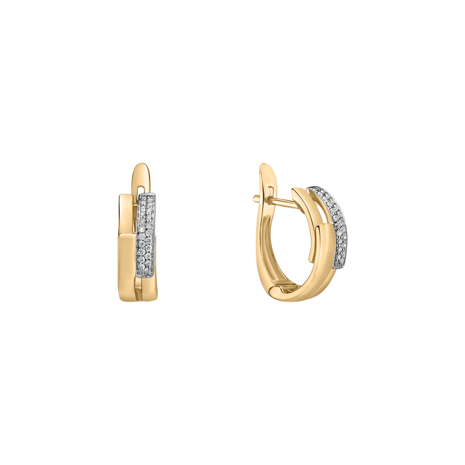 Náušnice s diamantmi Festive Season