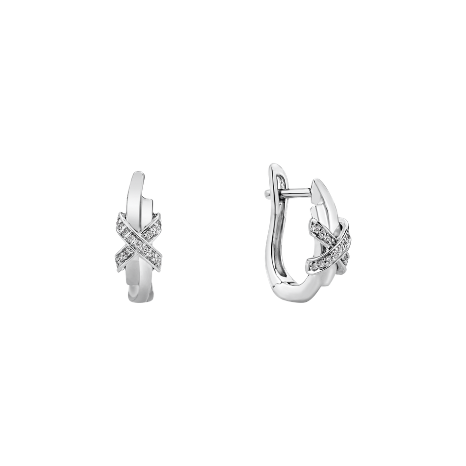 Náušnice s diamantmi Sparkling Galaxy