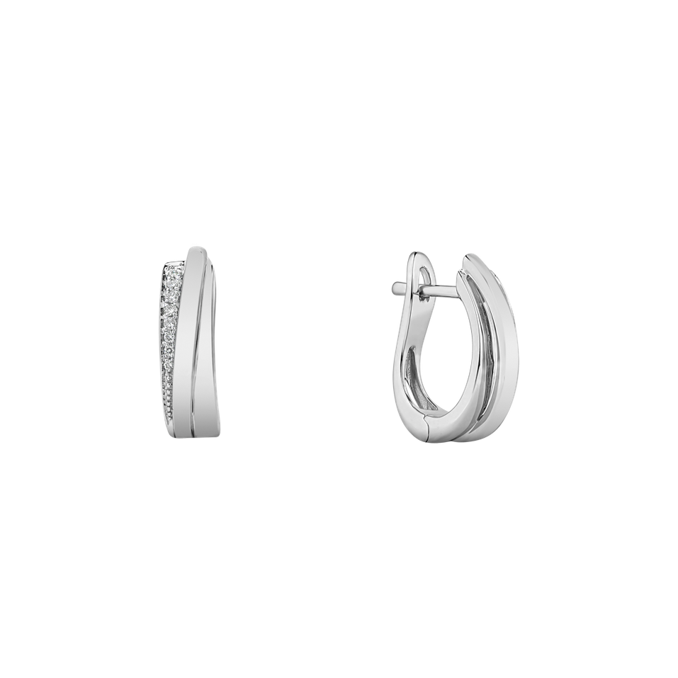 Náušnice s diamantmi Dazzling Galaxy