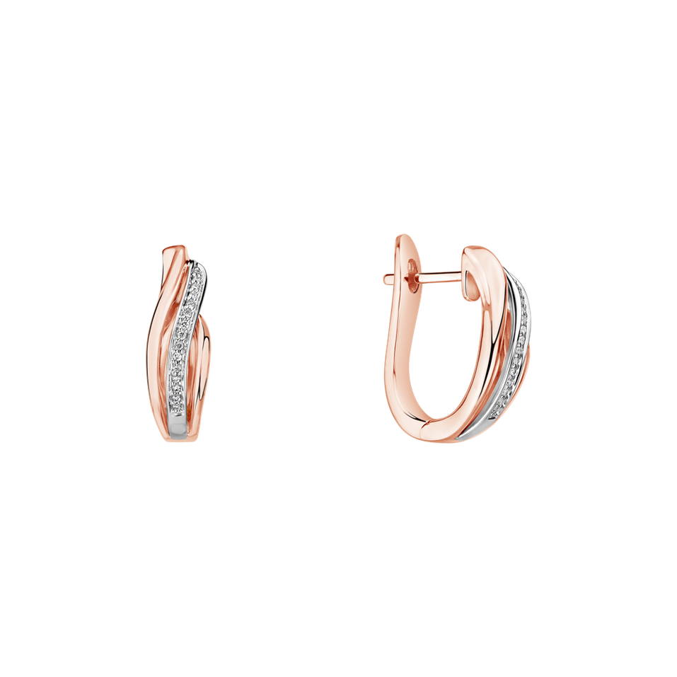 Náušnice s diamantmi Precious Ray