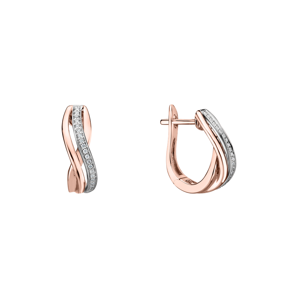 Náušnice s diamantmi Glorious Secret