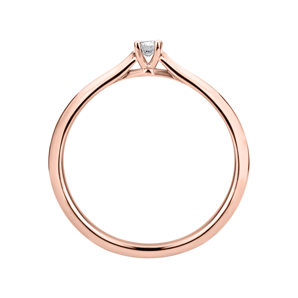 Prsteň s diamantom Forever Love