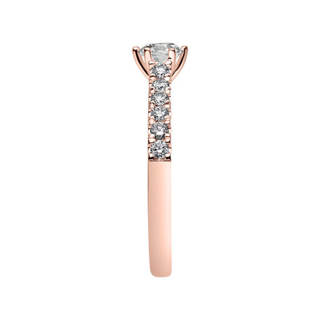 Prsteň s diamantmi Sparkling Love