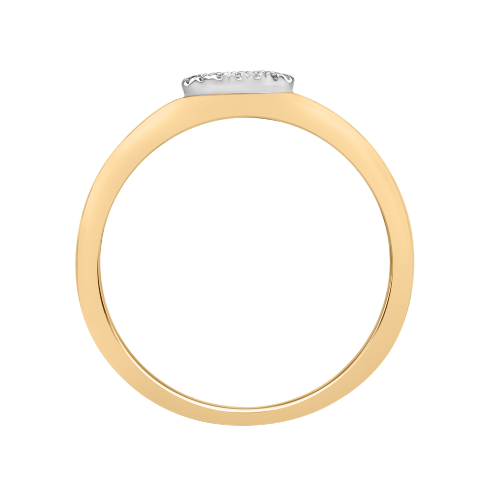 Prsteň s diamantmi Simply Circle