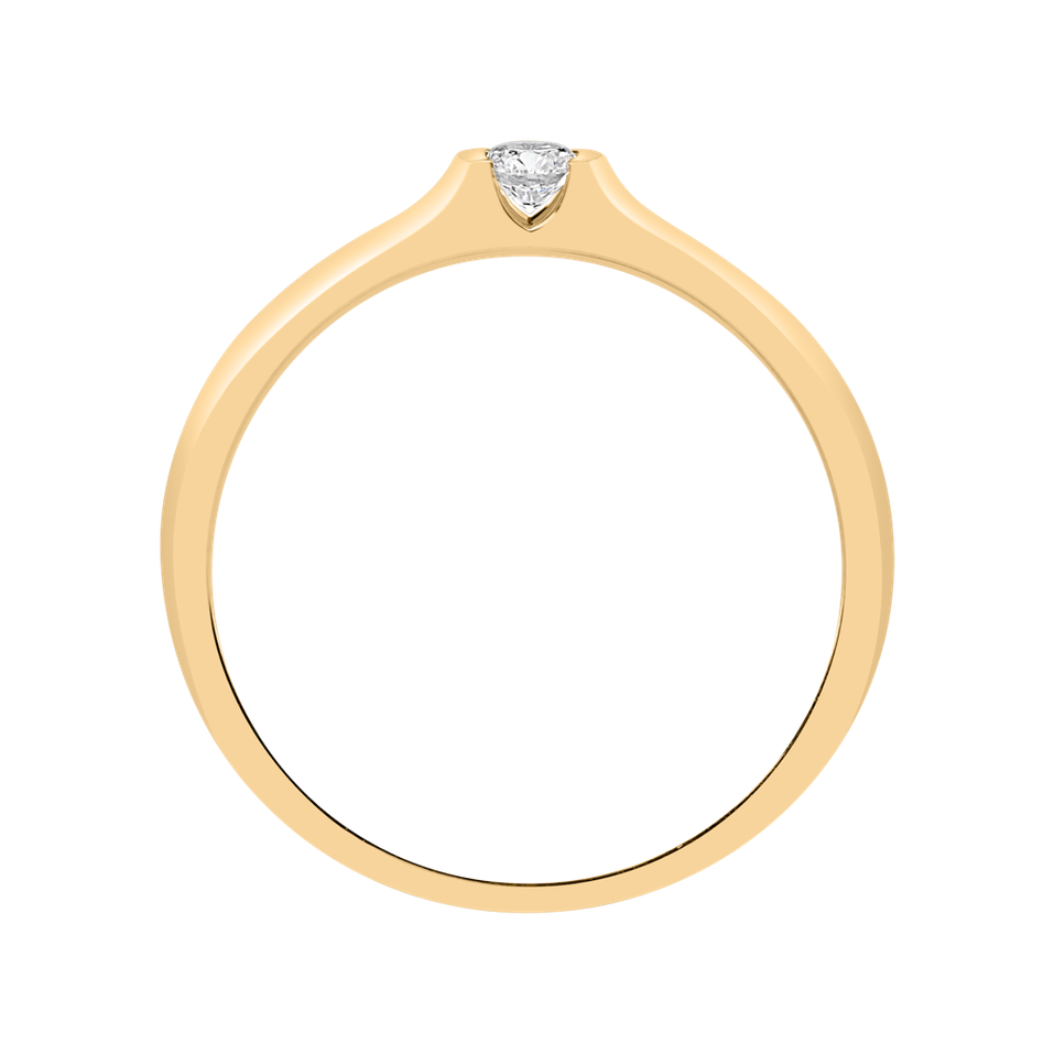 Prsteň s diamantom Brilliant Love