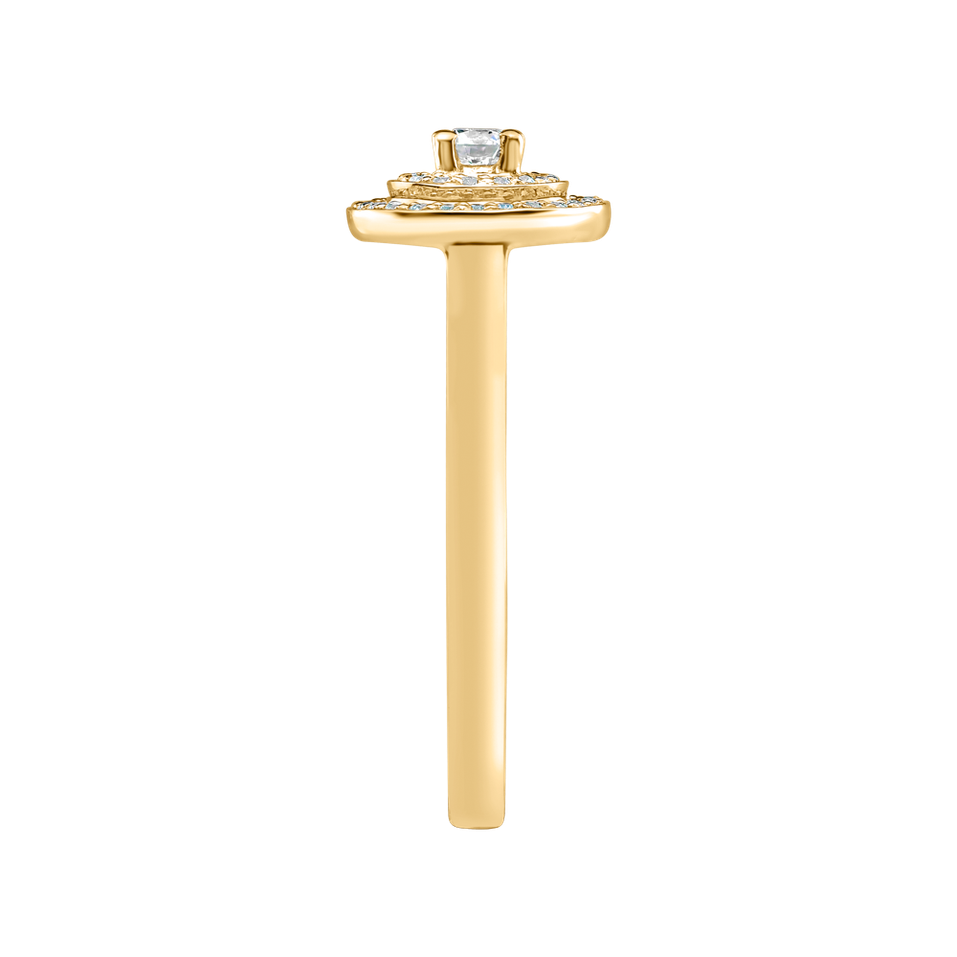 Prsteň s diamantmi Noble Mystery