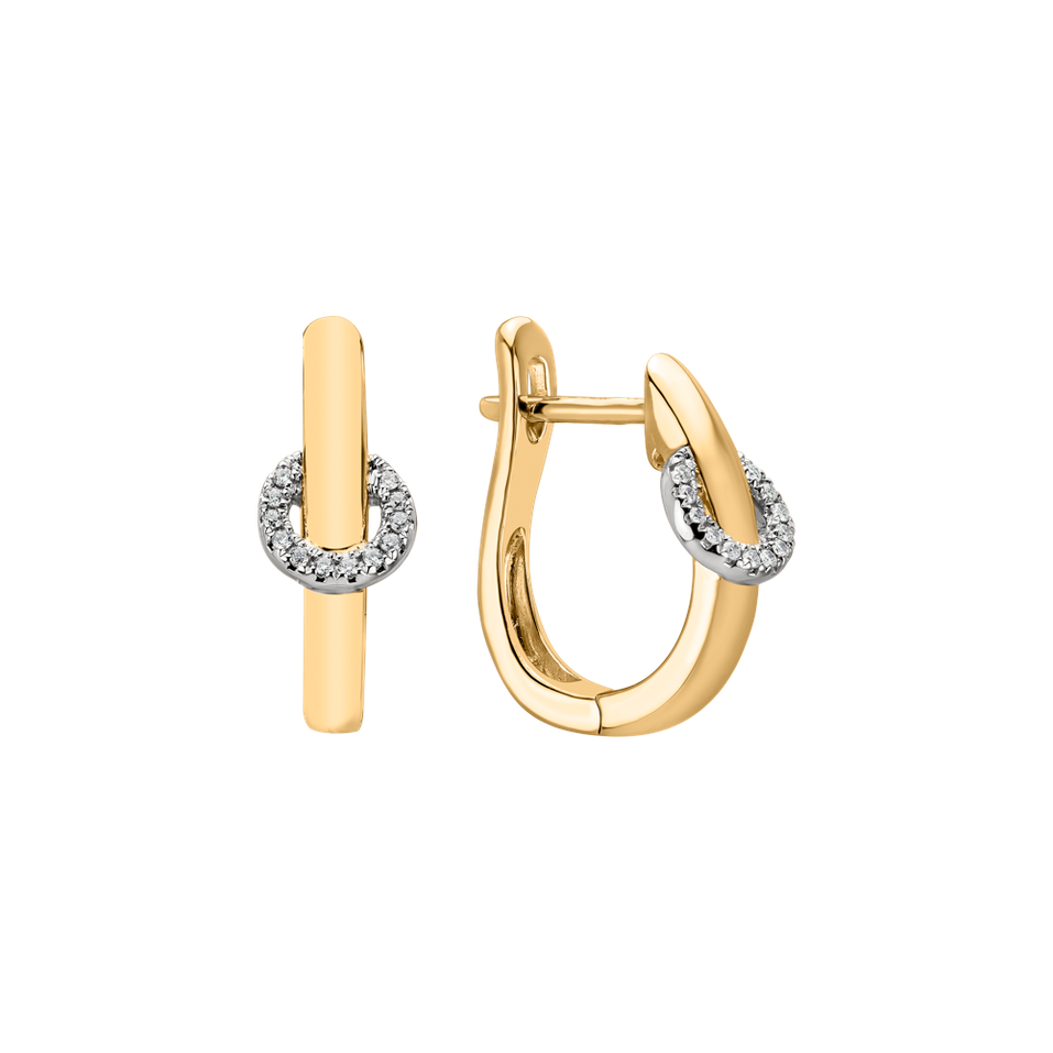 Náušnice s diamantmi Moonlight Streamer