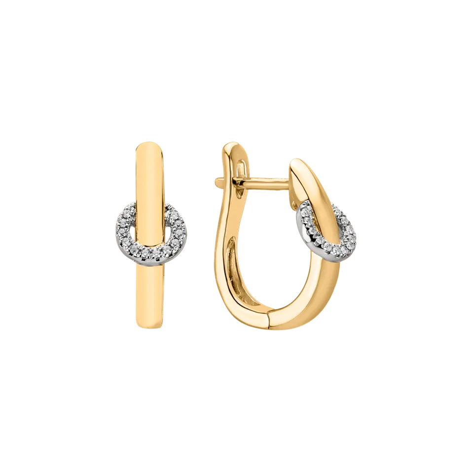 Náušnice s diamantmi Moonlight Streamer