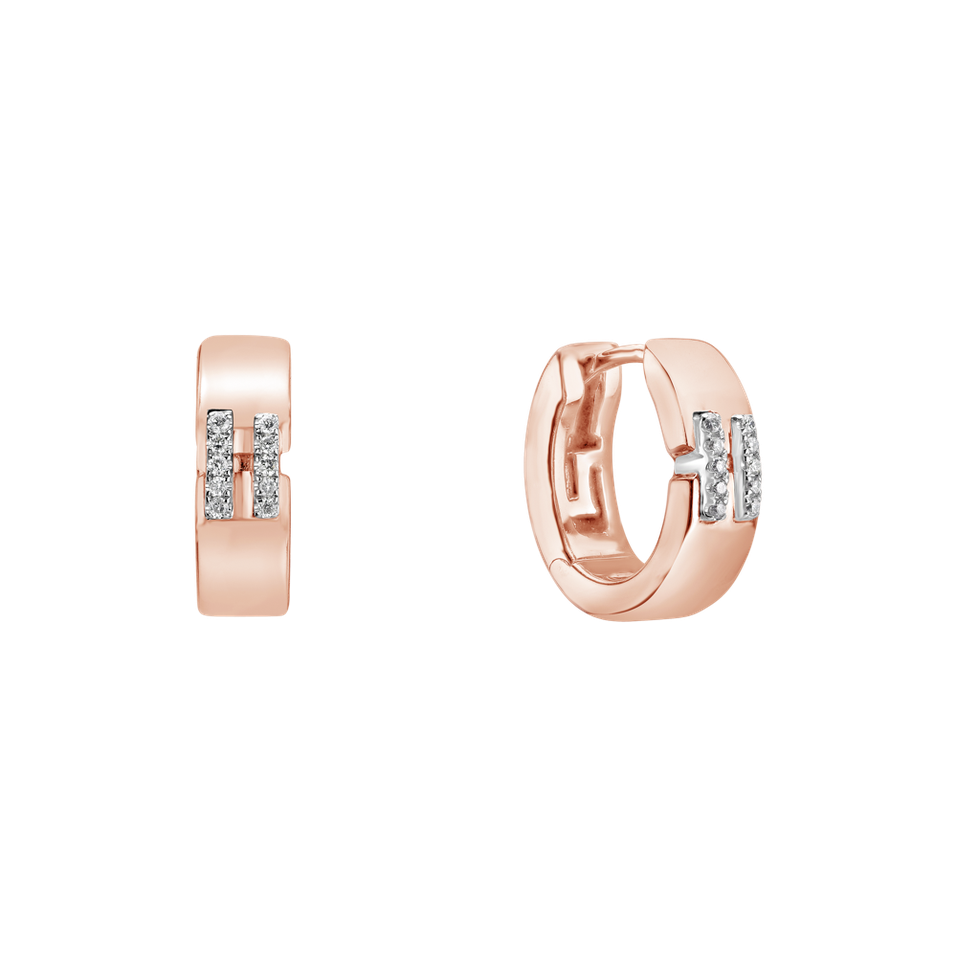 Náušnice s diamantmi Lady Gleam