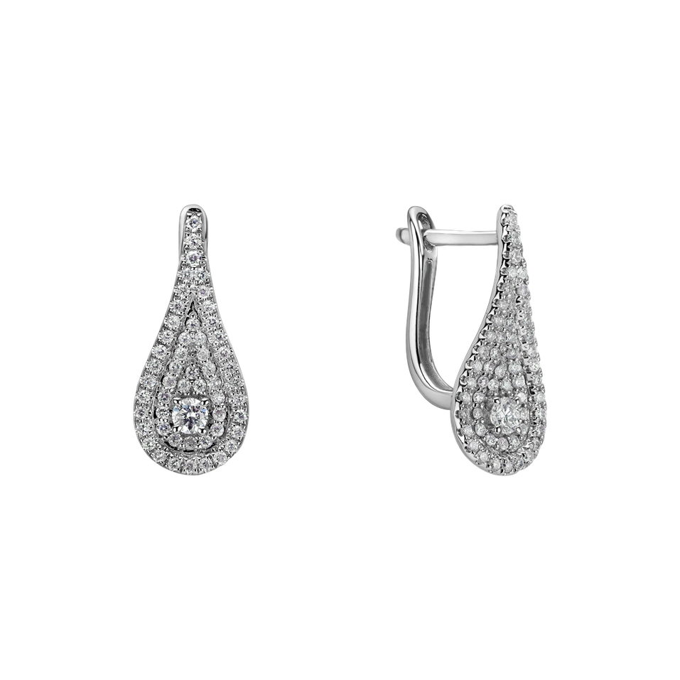 Náušnice s diamantmi Tears of Joy