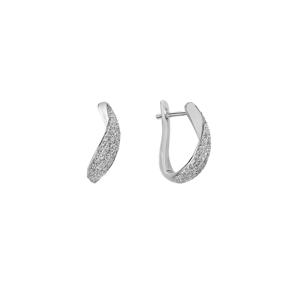 Náušnice s diamantmi Divine Moon