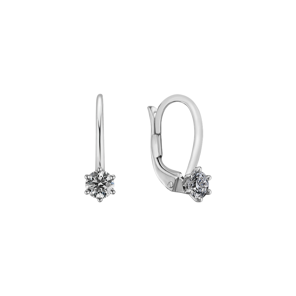 Náušnice s diamantom Everyday Glow