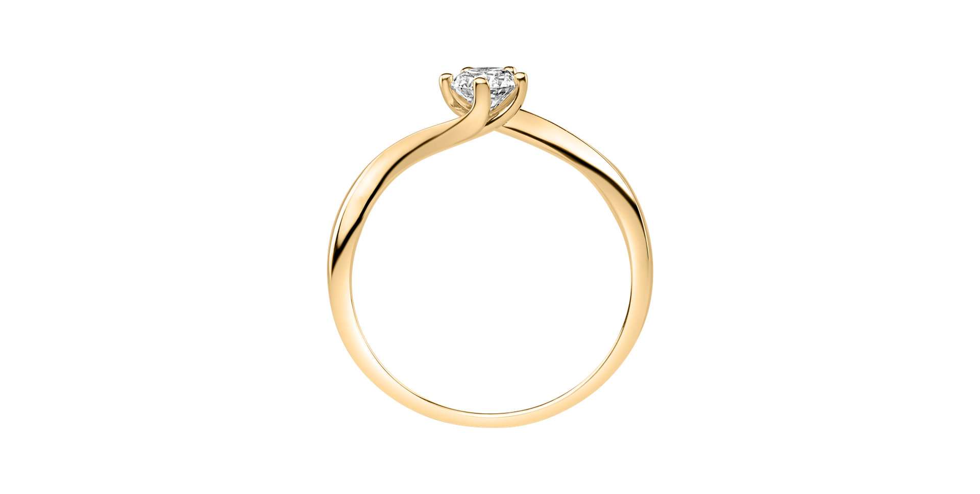 Prsteň s diamantom Vivid Love
