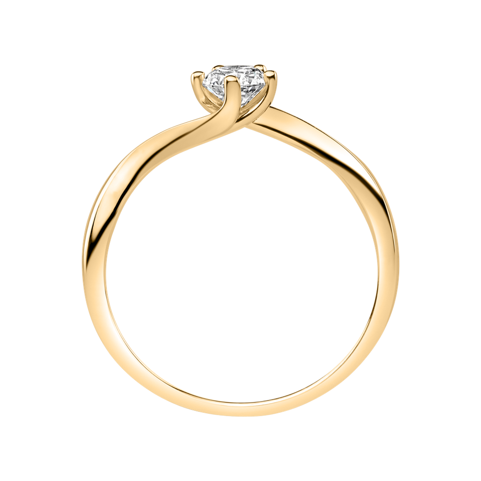 Prsteň s diamantom Vivid Love