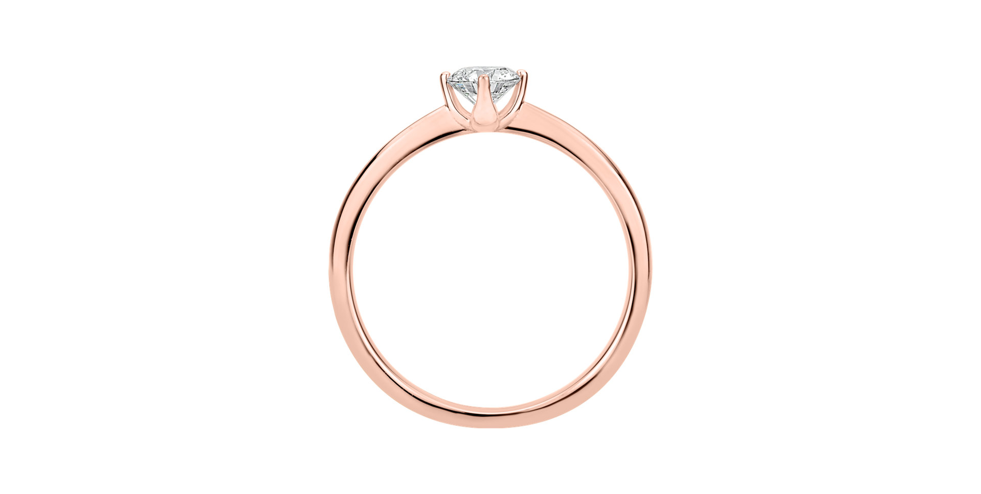 Prsteň s diamantom Made with Love