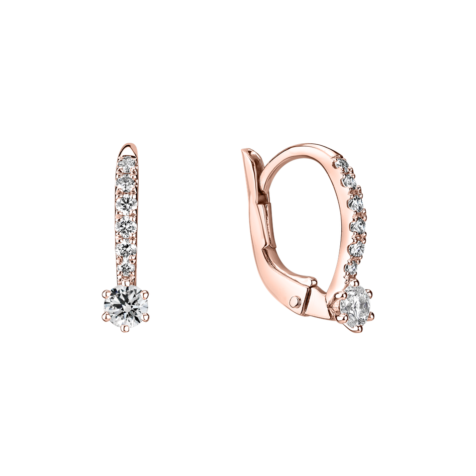 Náušnice s diamantmi Sparkless