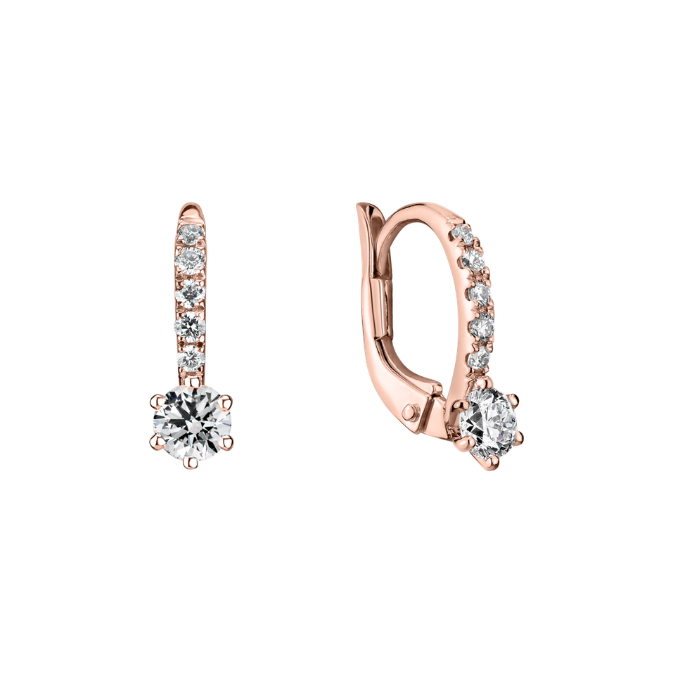 Náušnice s diamantmi Sparkless