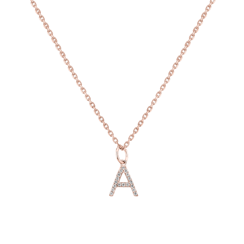 Prívesok s diamantmi Line Glitter A