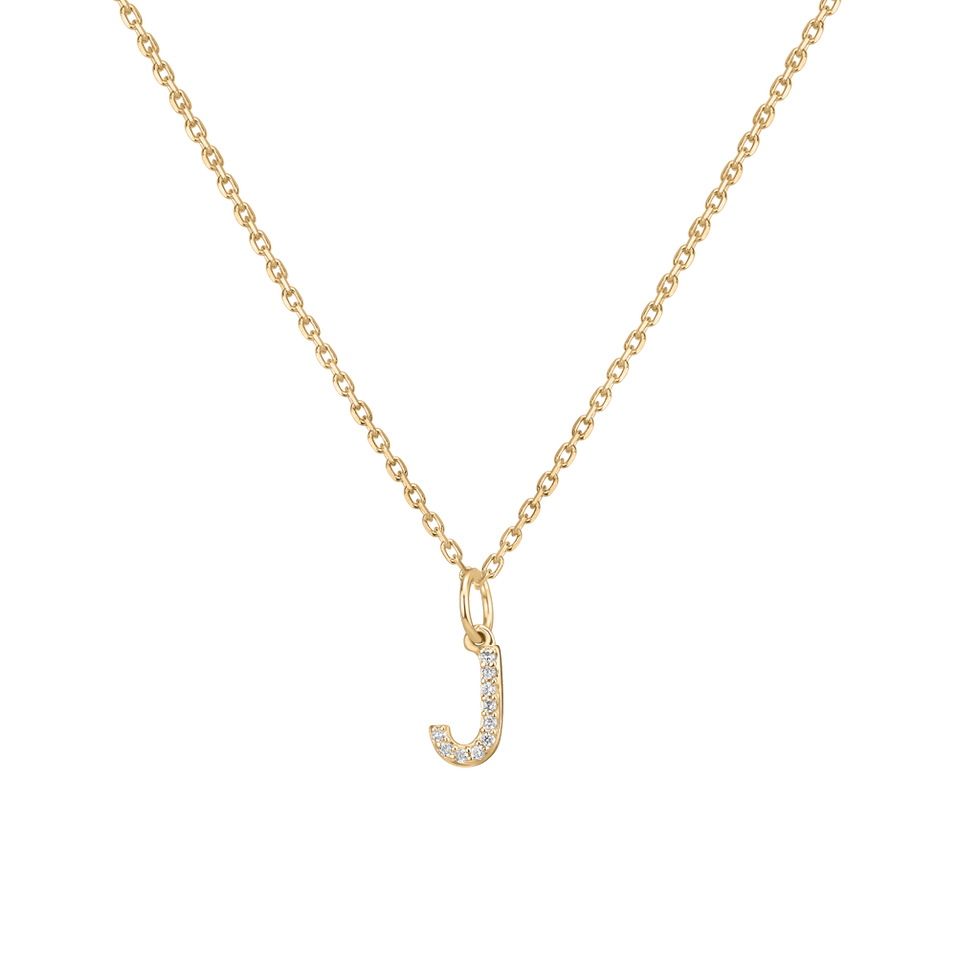 Prívesok s diamantmi Line Glitter  J