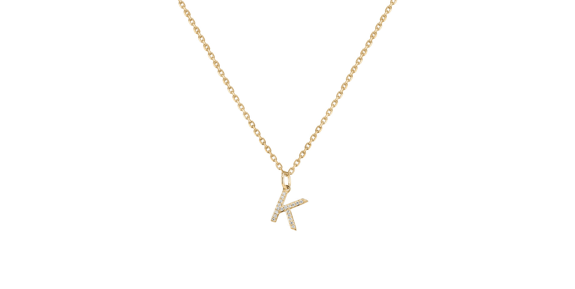 Prívesok s diamantmi Line Glitter  K