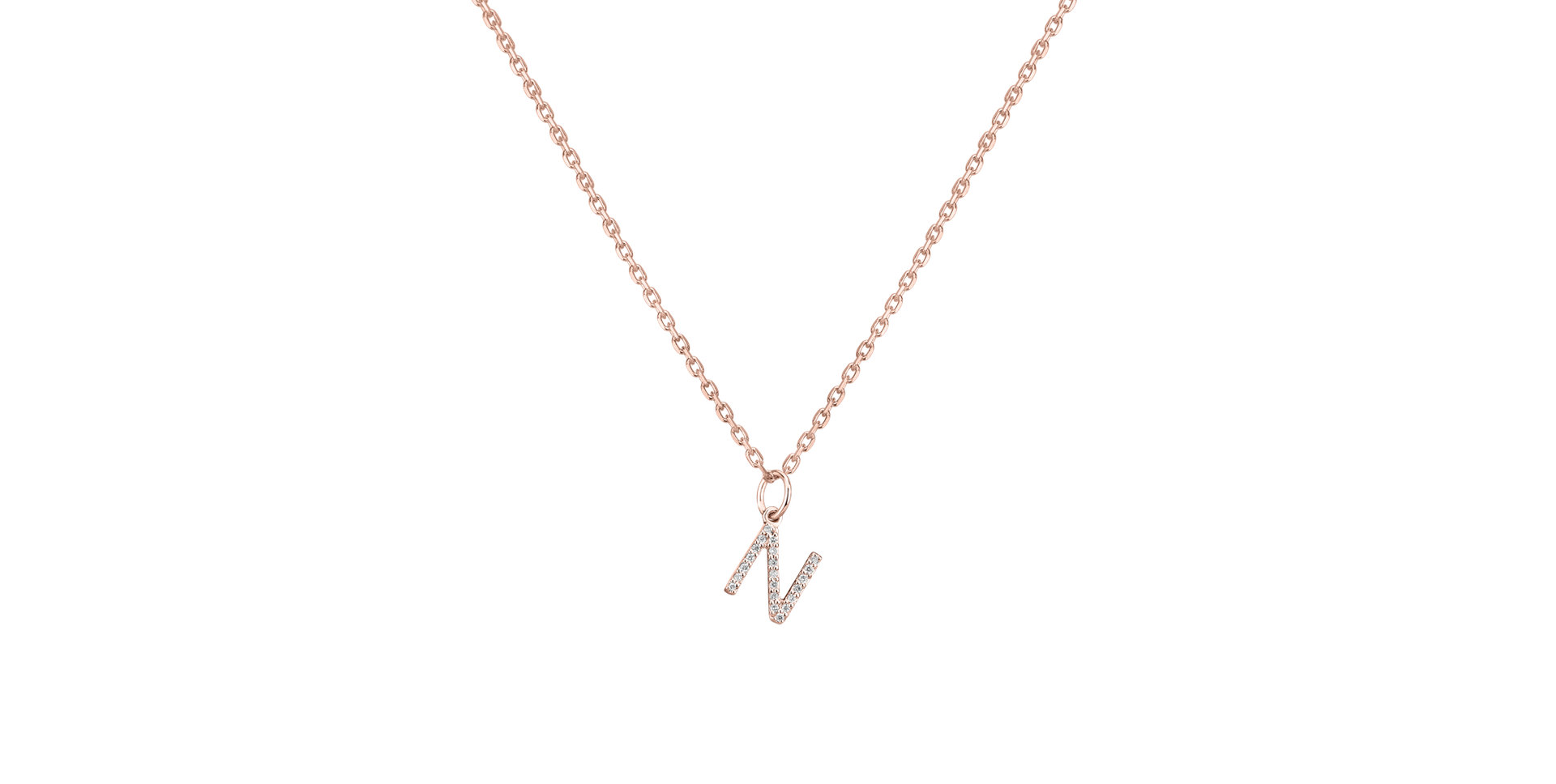 Prívesok s diamantmi Line Glitter N