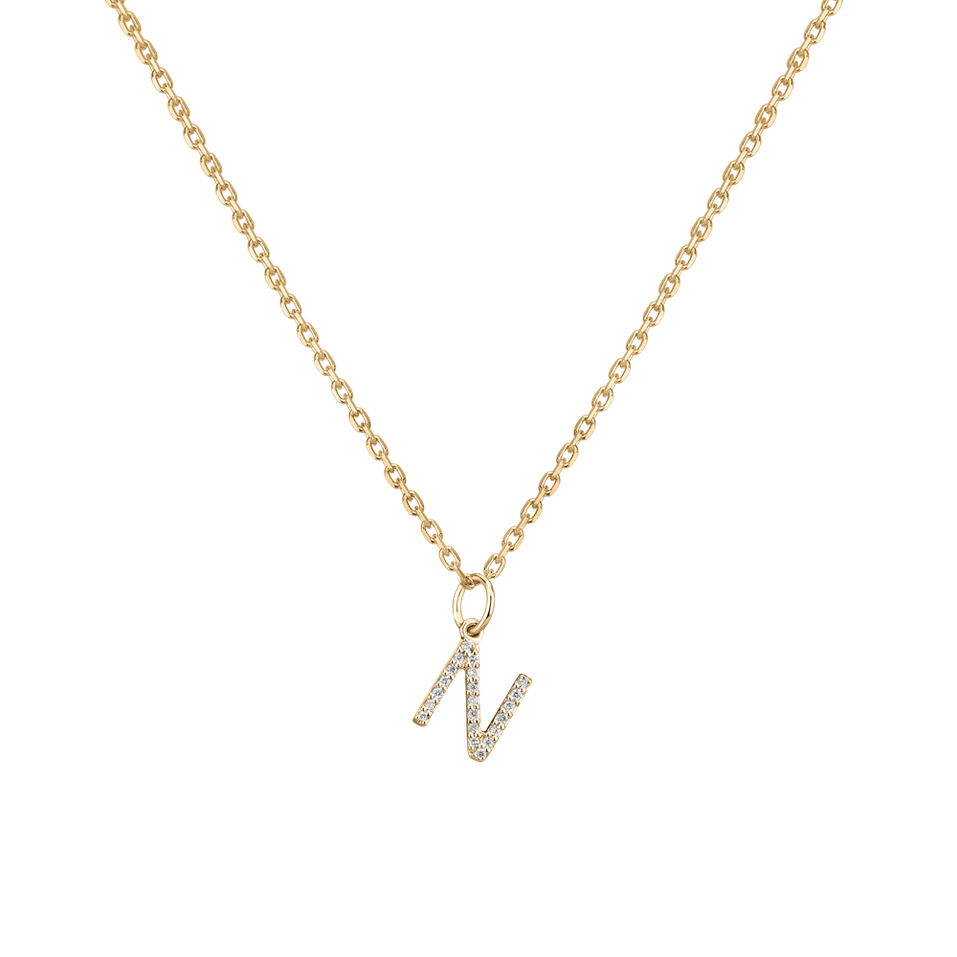 Prívesok s diamantmi Line Glitter  N