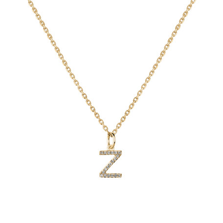 Prívesok s diamantmi Line Glitter  Z