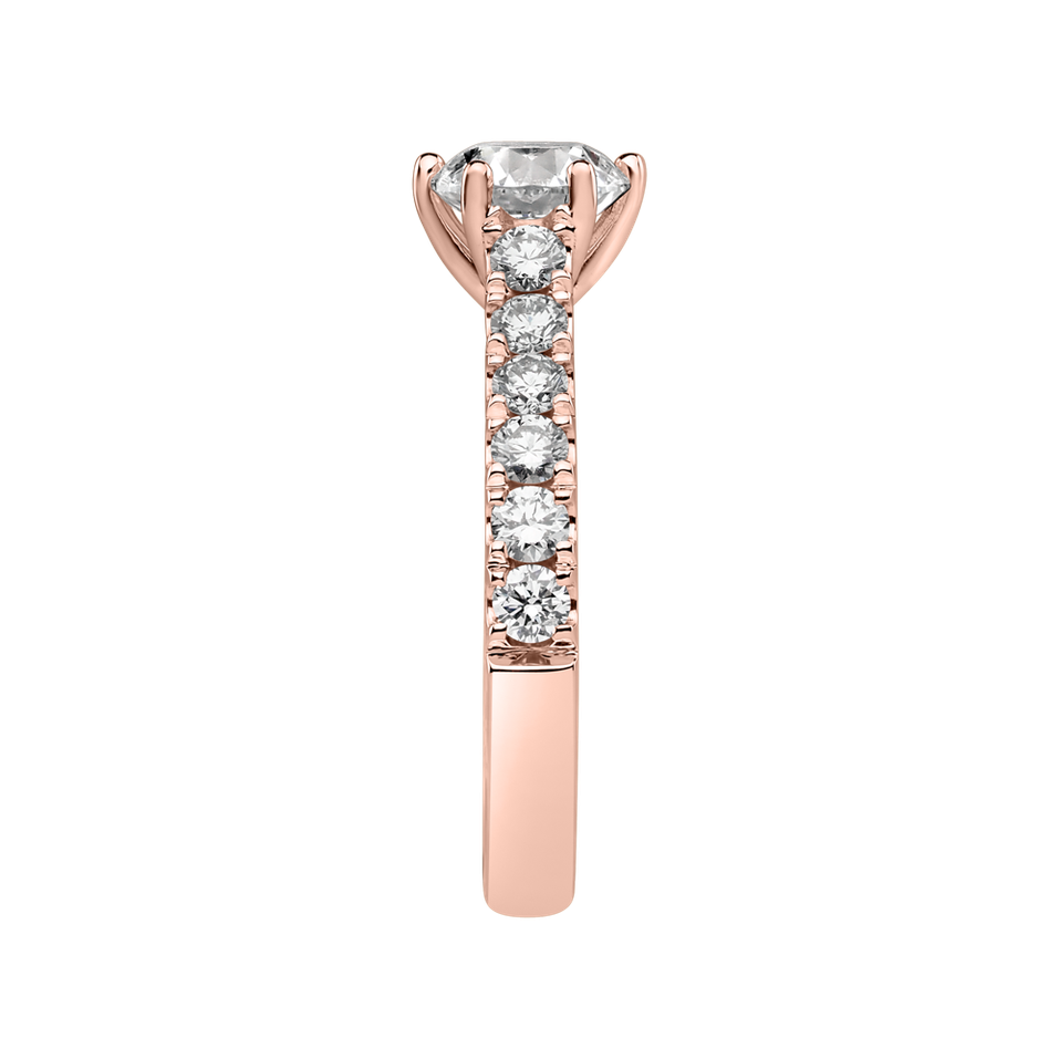 Prsteň s diamantmi Sparkling Love