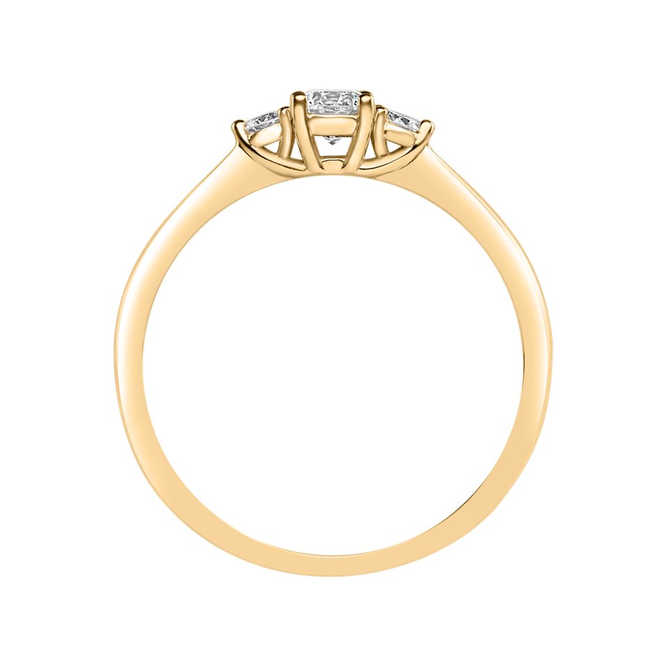 Prsteň s diamantmi Love Spark
