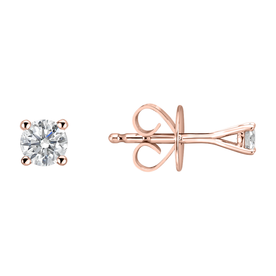 Náušnice s diamantom Essential Shine