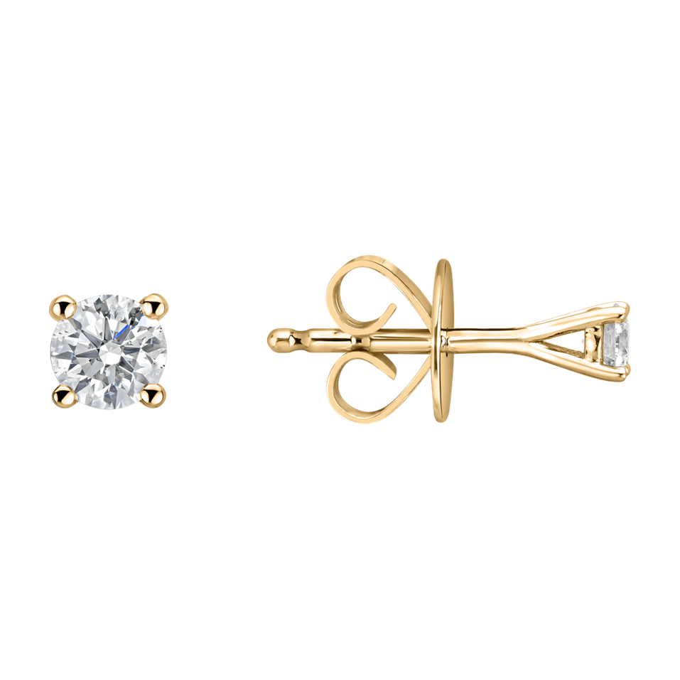 Náušnice s diamantom Essential Shine