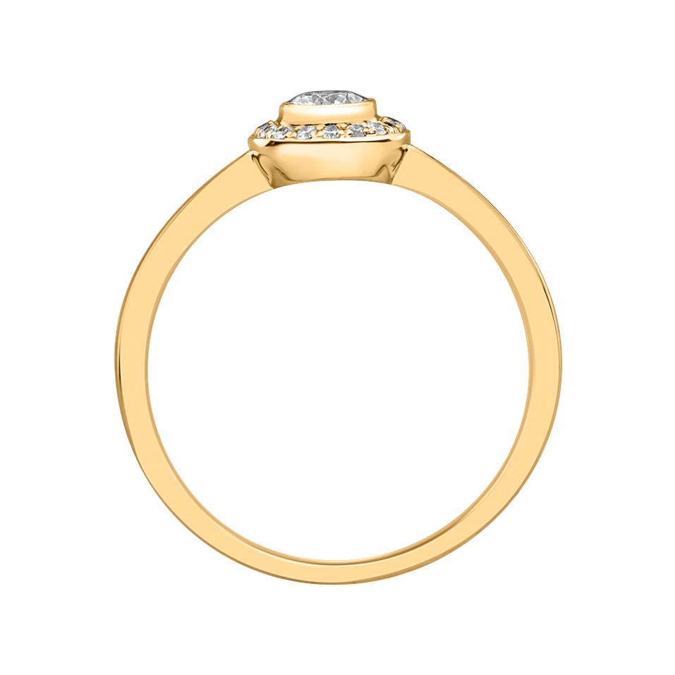 Prsteň s diamantmi Sun Highness