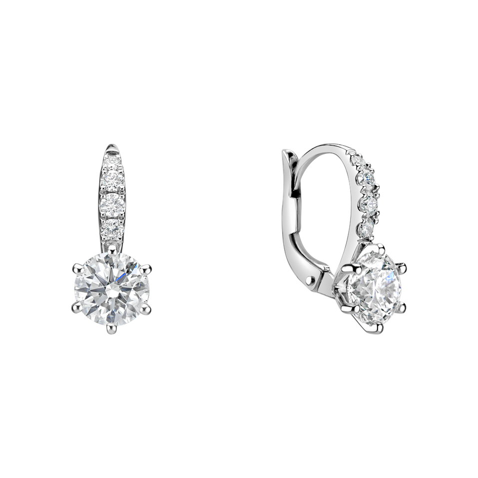 Náušnice s diamantmi Sparkless