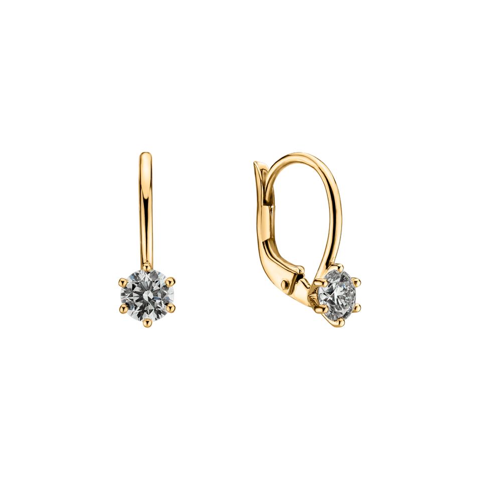 Náušnice s diamantmi Everyday Glow