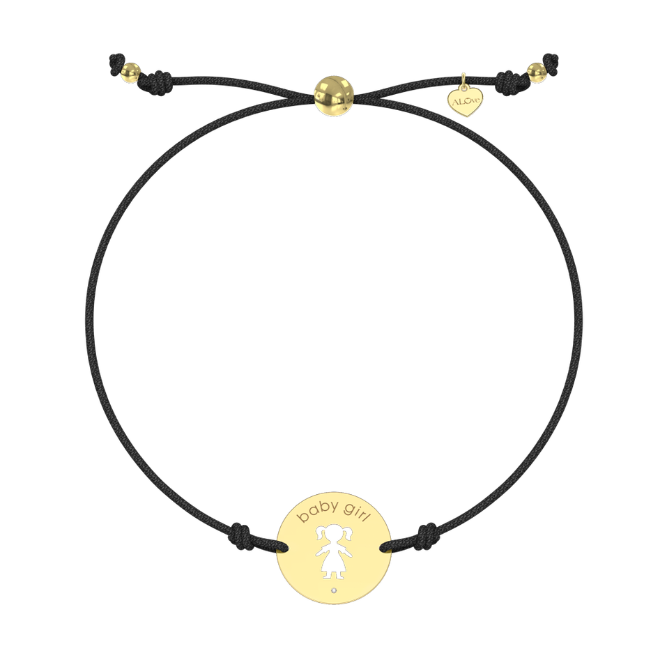 Náramok s diamantom Baby Girl