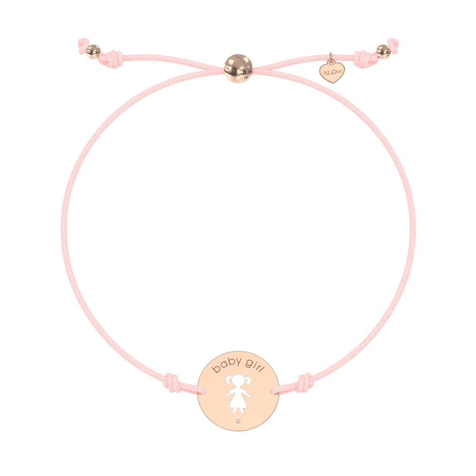 Náramok s diamantom Baby Girl
