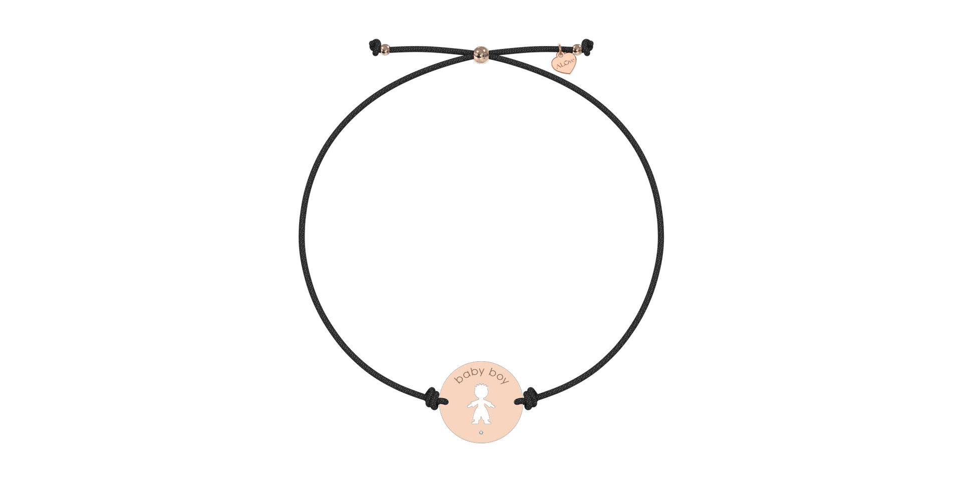 Náramok s diamantom Baby Boy