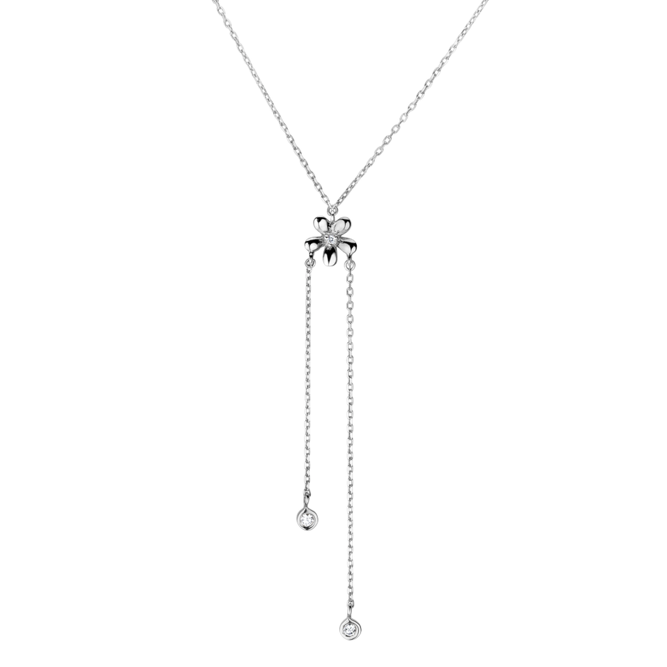 Náhrdelník s diamantmi Bloom Waterfall