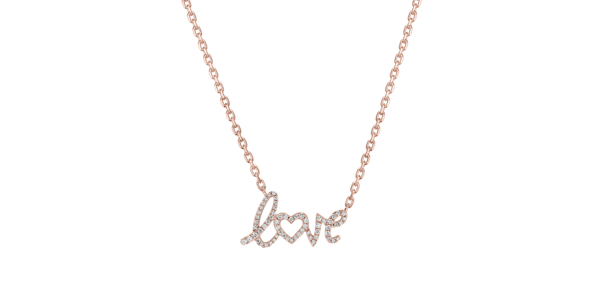 Náhrdelník s diamantmi Heavenly Love